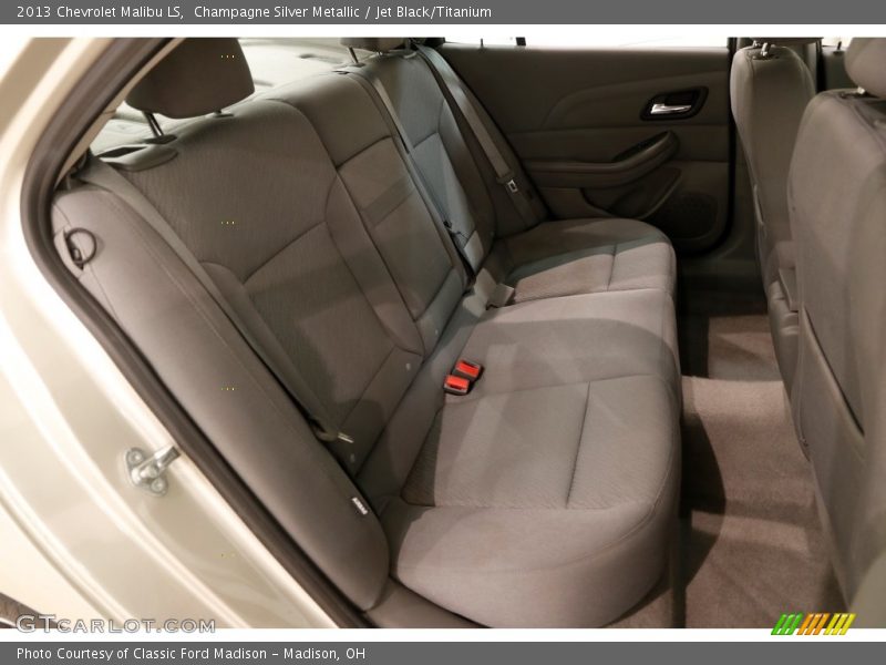 Champagne Silver Metallic / Jet Black/Titanium 2013 Chevrolet Malibu LS