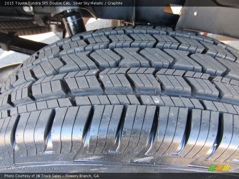 Silver Sky Metallic / Graphite 2015 Toyota Tundra SR5 Double Cab