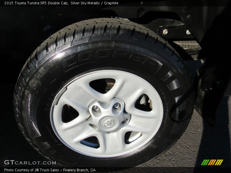 Silver Sky Metallic / Graphite 2015 Toyota Tundra SR5 Double Cab