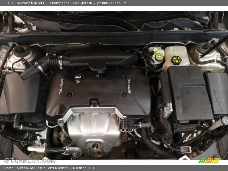 Champagne Silver Metallic / Jet Black/Titanium 2013 Chevrolet Malibu LS