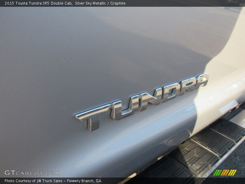 Silver Sky Metallic / Graphite 2015 Toyota Tundra SR5 Double Cab
