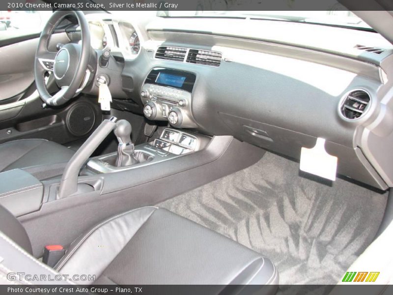 Silver Ice Metallic / Gray 2010 Chevrolet Camaro SS Coupe