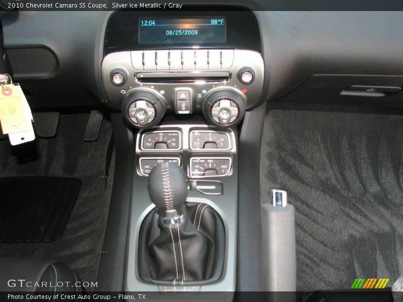 Silver Ice Metallic / Gray 2010 Chevrolet Camaro SS Coupe