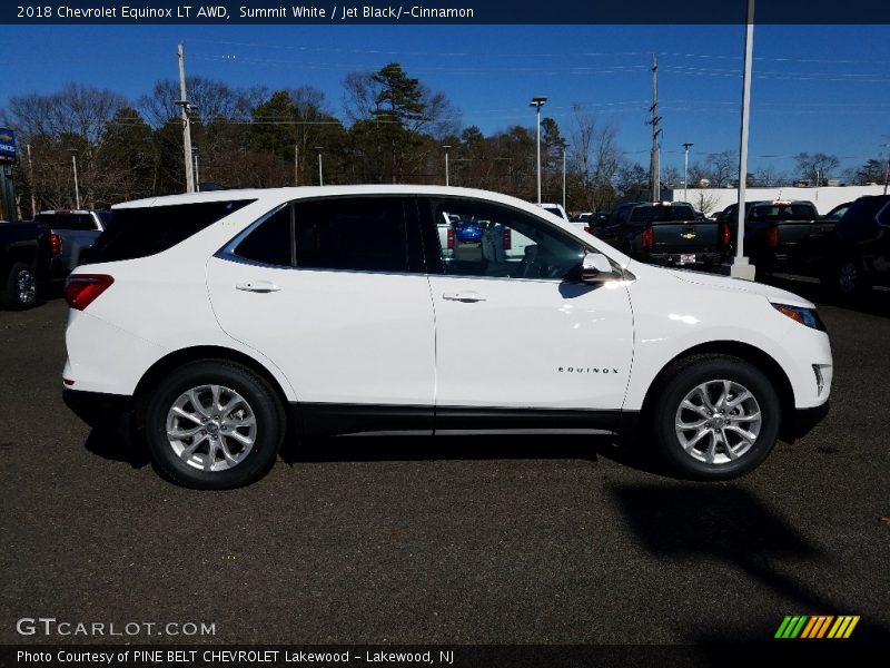 Summit White / Jet Black/­Cinnamon 2018 Chevrolet Equinox LT AWD