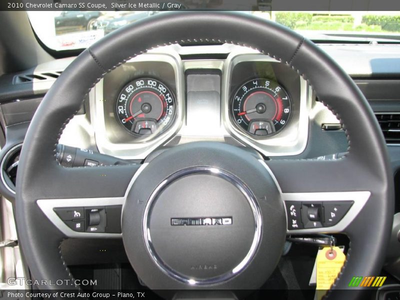 Silver Ice Metallic / Gray 2010 Chevrolet Camaro SS Coupe