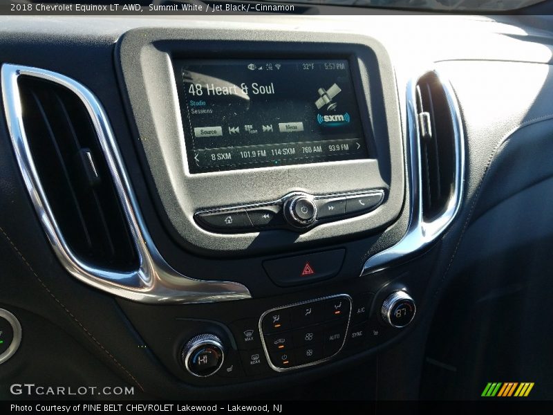 Summit White / Jet Black/­Cinnamon 2018 Chevrolet Equinox LT AWD