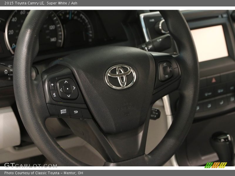 Super White / Ash 2015 Toyota Camry LE