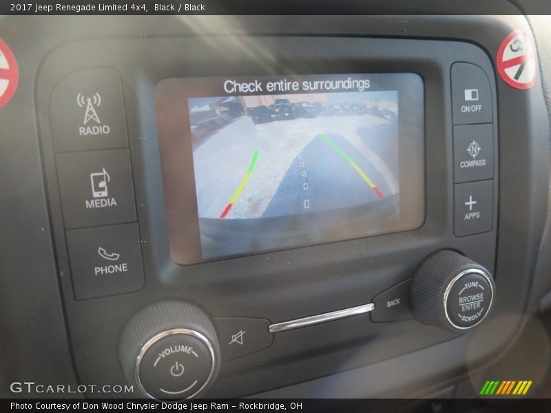Black / Black 2017 Jeep Renegade Limited 4x4