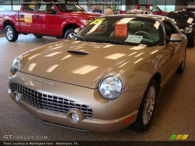 Bronze Metallic / Black Ink/Light Sand 2005 Ford Thunderbird Premium Roadster
