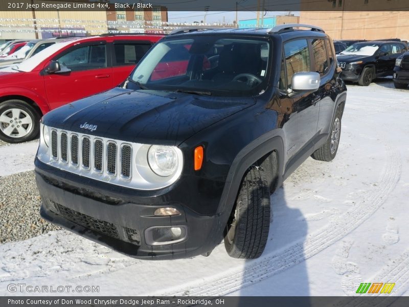 Black / Black 2017 Jeep Renegade Limited 4x4