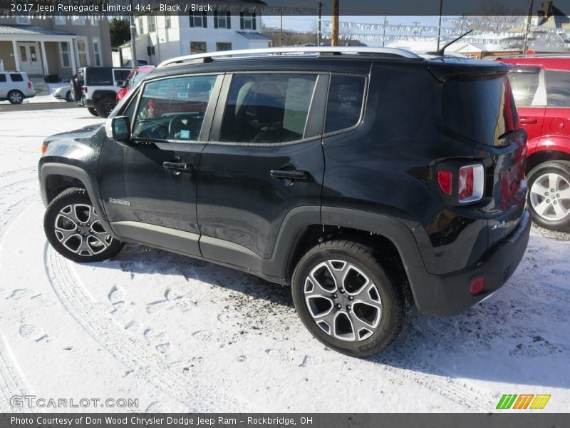 Black / Black 2017 Jeep Renegade Limited 4x4