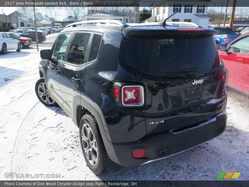 Black / Black 2017 Jeep Renegade Limited 4x4