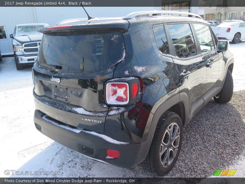 Black / Black 2017 Jeep Renegade Limited 4x4