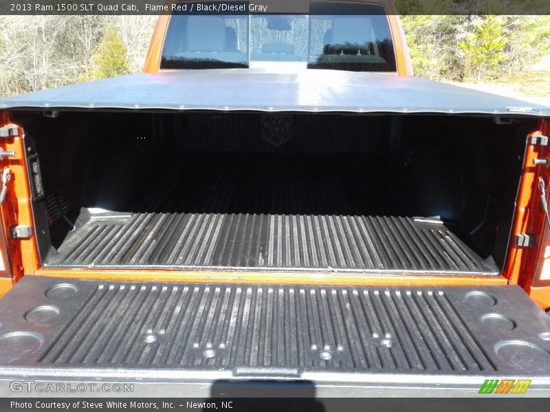 Flame Red / Black/Diesel Gray 2013 Ram 1500 SLT Quad Cab
