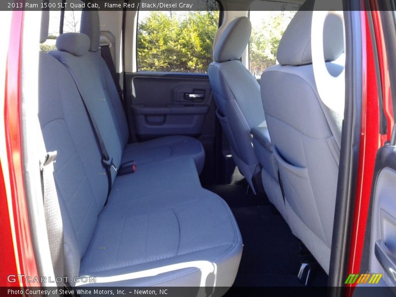 Flame Red / Black/Diesel Gray 2013 Ram 1500 SLT Quad Cab