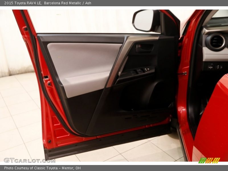 Barcelona Red Metallic / Ash 2015 Toyota RAV4 LE
