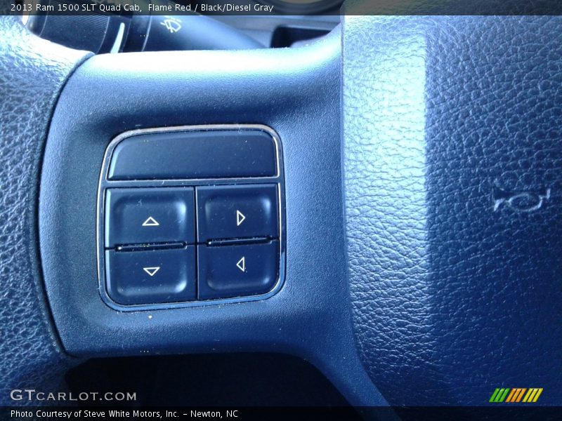 Flame Red / Black/Diesel Gray 2013 Ram 1500 SLT Quad Cab