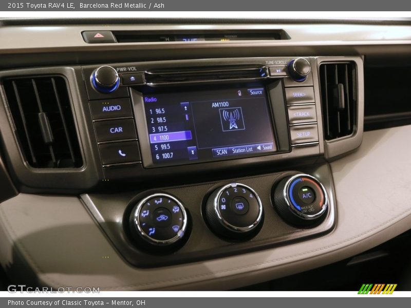 Barcelona Red Metallic / Ash 2015 Toyota RAV4 LE