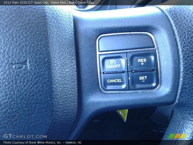 Flame Red / Black/Diesel Gray 2013 Ram 1500 SLT Quad Cab