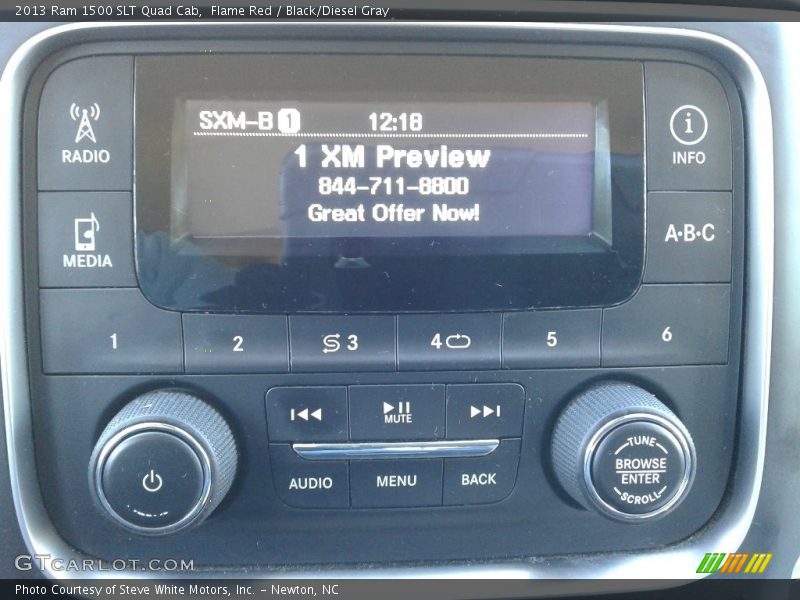 Flame Red / Black/Diesel Gray 2013 Ram 1500 SLT Quad Cab