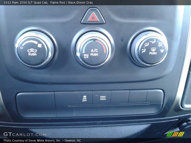 Flame Red / Black/Diesel Gray 2013 Ram 1500 SLT Quad Cab
