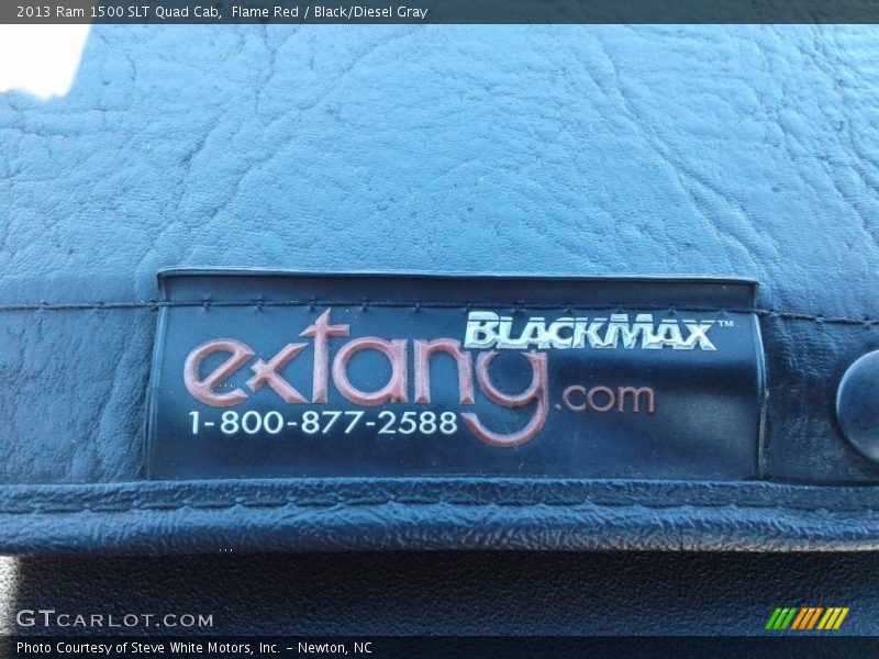 Flame Red / Black/Diesel Gray 2013 Ram 1500 SLT Quad Cab