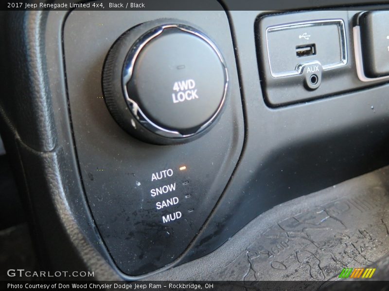 Black / Black 2017 Jeep Renegade Limited 4x4