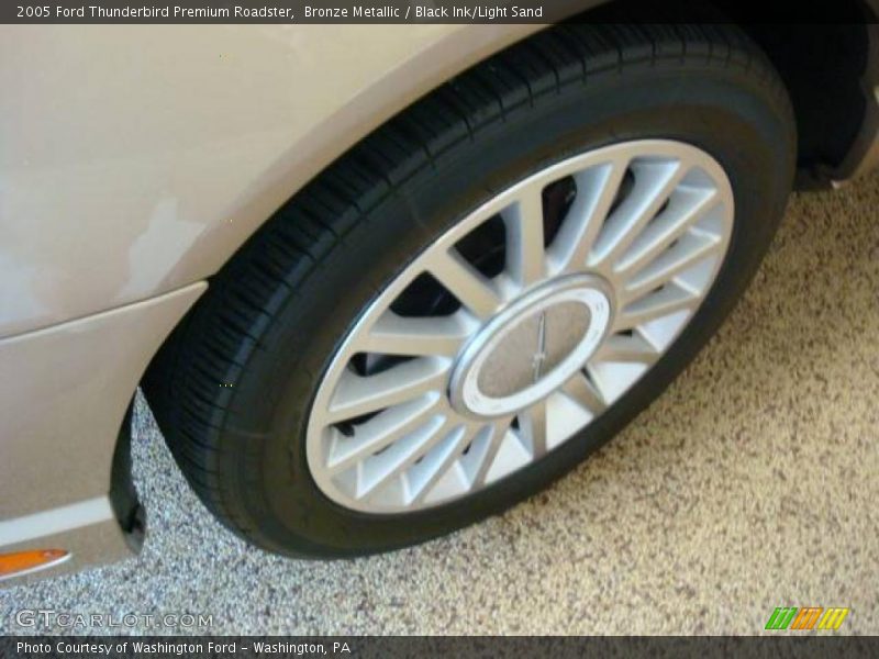 Bronze Metallic / Black Ink/Light Sand 2005 Ford Thunderbird Premium Roadster