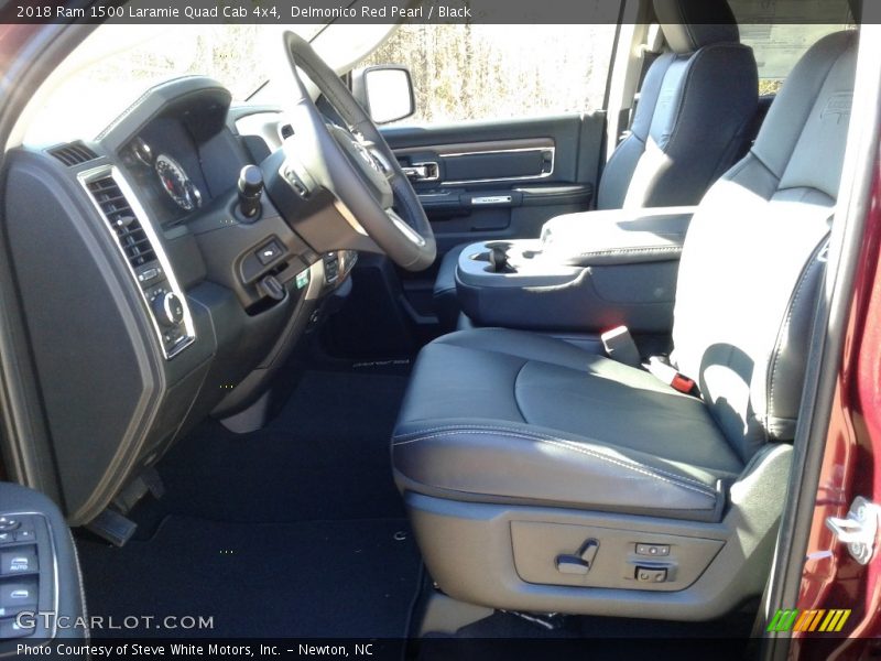 Delmonico Red Pearl / Black 2018 Ram 1500 Laramie Quad Cab 4x4