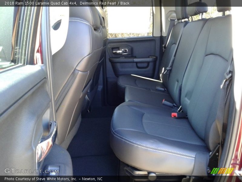 Delmonico Red Pearl / Black 2018 Ram 1500 Laramie Quad Cab 4x4