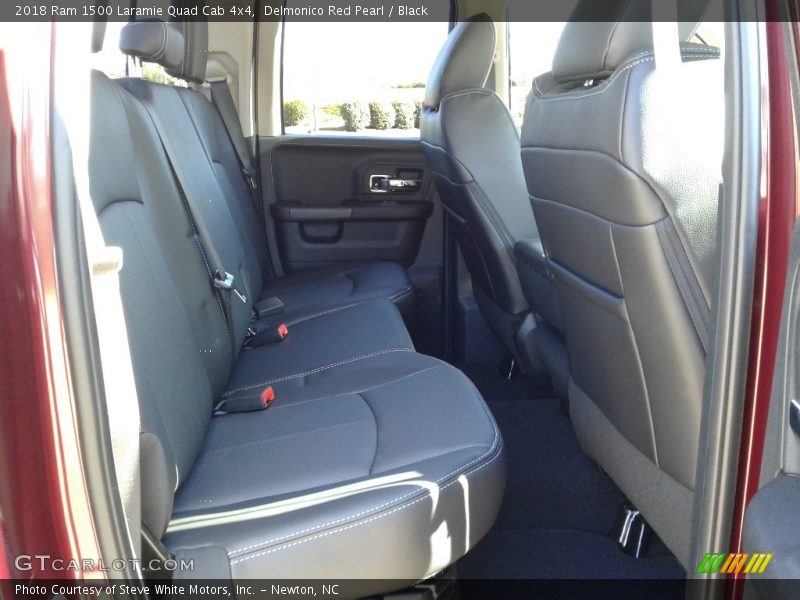 Delmonico Red Pearl / Black 2018 Ram 1500 Laramie Quad Cab 4x4