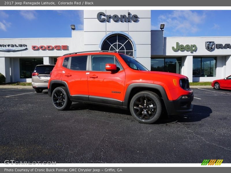 Colorado Red / Black 2017 Jeep Renegade Latitude