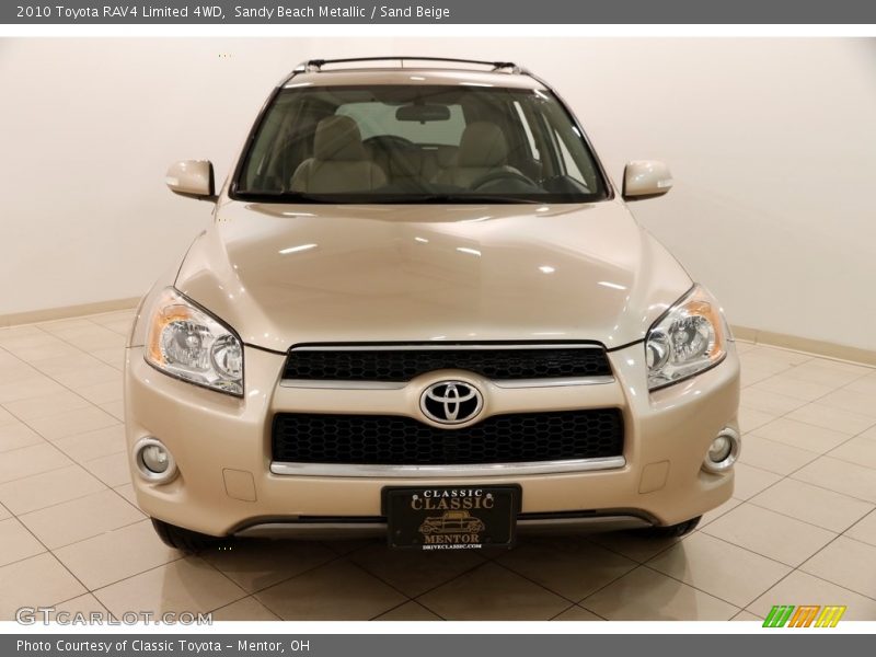Sandy Beach Metallic / Sand Beige 2010 Toyota RAV4 Limited 4WD