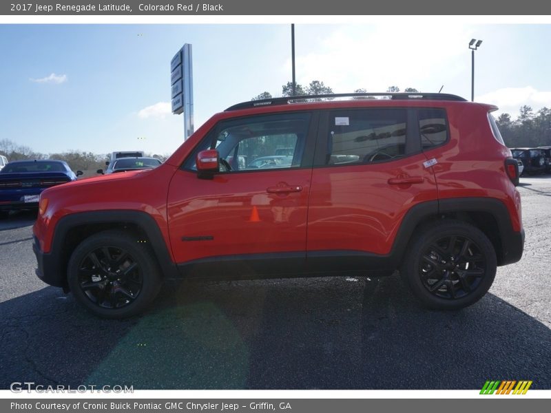 Colorado Red / Black 2017 Jeep Renegade Latitude