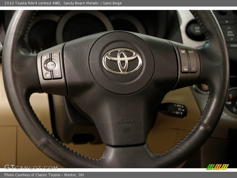 Sandy Beach Metallic / Sand Beige 2010 Toyota RAV4 Limited 4WD