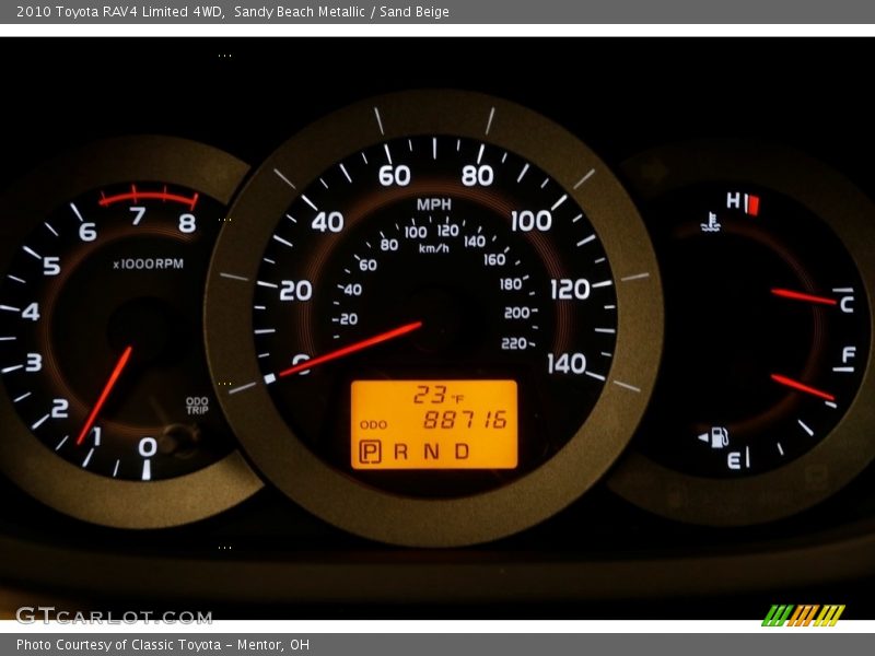 Sandy Beach Metallic / Sand Beige 2010 Toyota RAV4 Limited 4WD