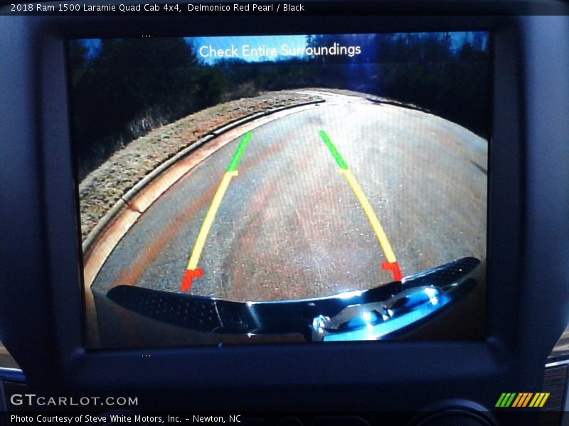 Delmonico Red Pearl / Black 2018 Ram 1500 Laramie Quad Cab 4x4