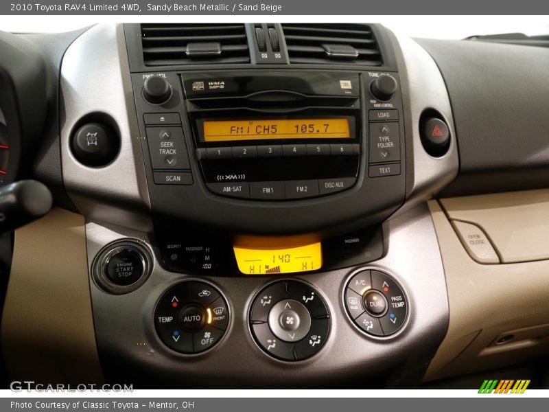 Sandy Beach Metallic / Sand Beige 2010 Toyota RAV4 Limited 4WD