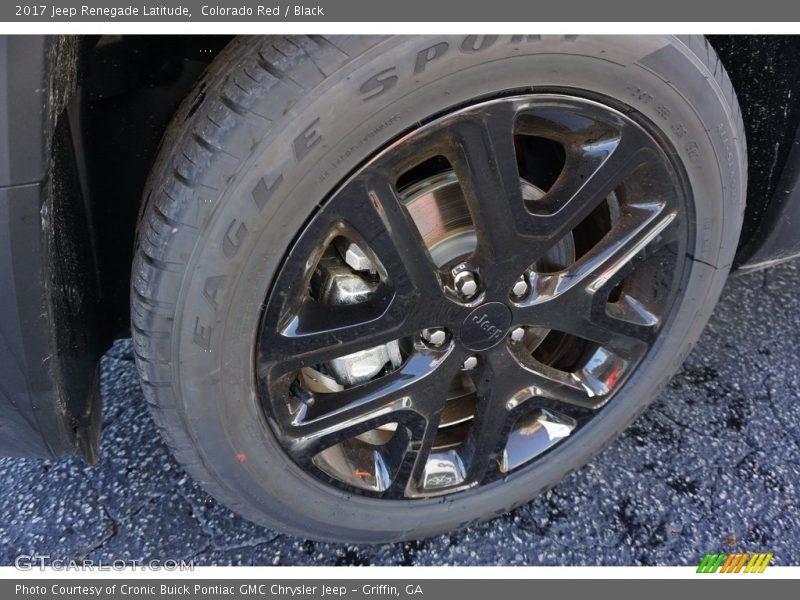 Colorado Red / Black 2017 Jeep Renegade Latitude