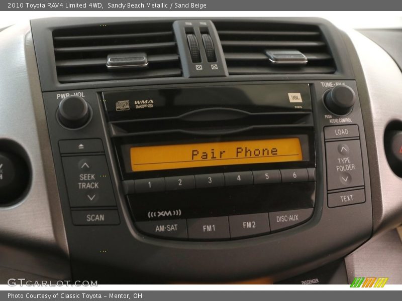 Sandy Beach Metallic / Sand Beige 2010 Toyota RAV4 Limited 4WD