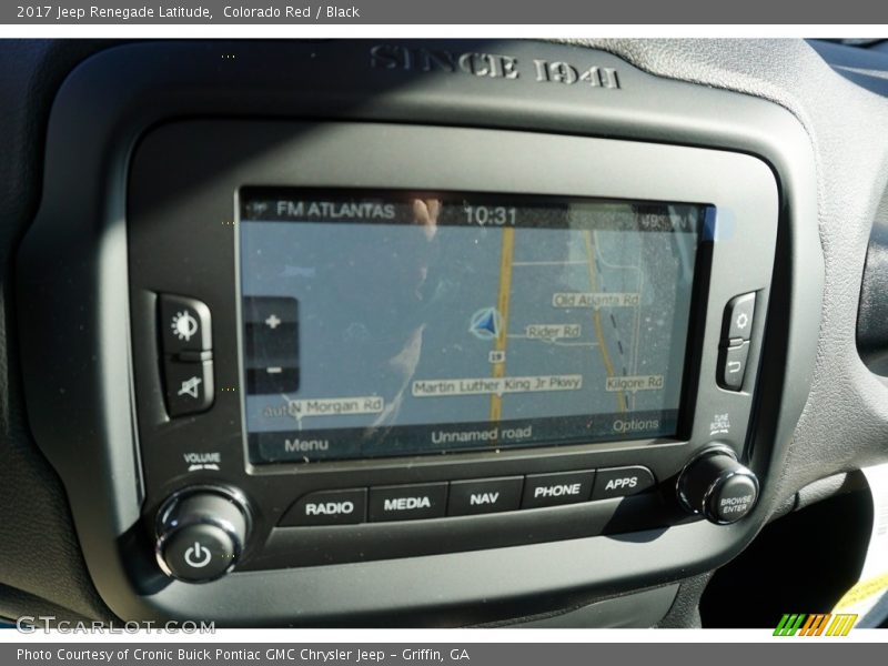 Colorado Red / Black 2017 Jeep Renegade Latitude