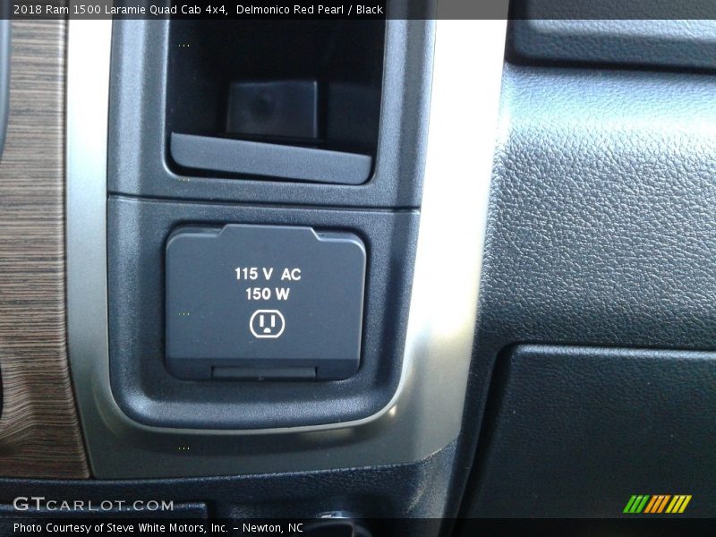 Delmonico Red Pearl / Black 2018 Ram 1500 Laramie Quad Cab 4x4