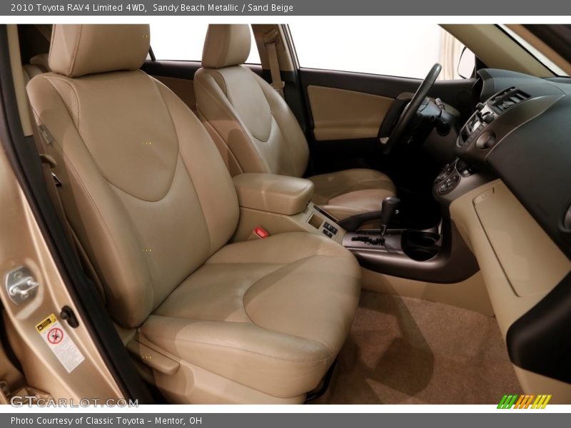 Sandy Beach Metallic / Sand Beige 2010 Toyota RAV4 Limited 4WD