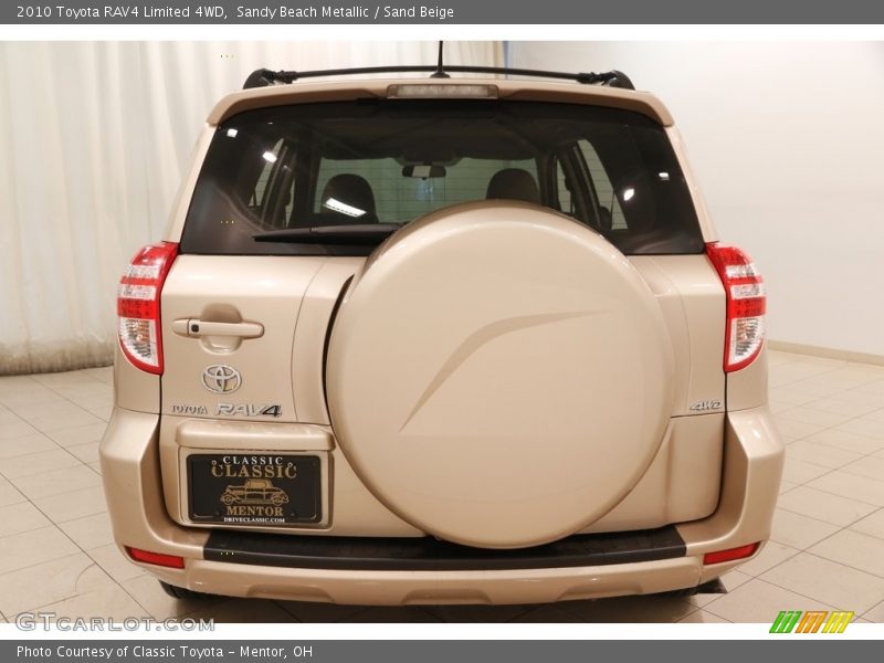 Sandy Beach Metallic / Sand Beige 2010 Toyota RAV4 Limited 4WD