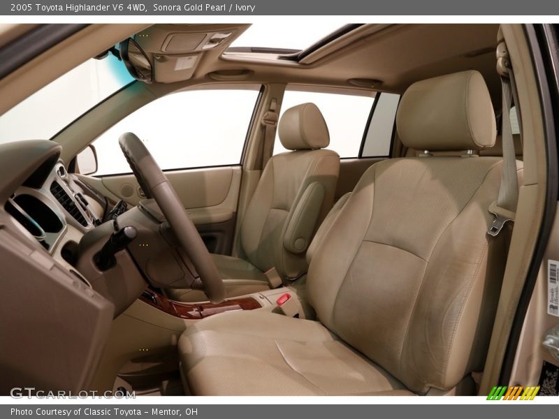 Sonora Gold Pearl / Ivory 2005 Toyota Highlander V6 4WD