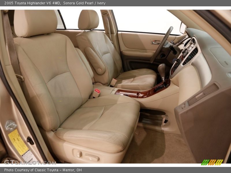 Sonora Gold Pearl / Ivory 2005 Toyota Highlander V6 4WD