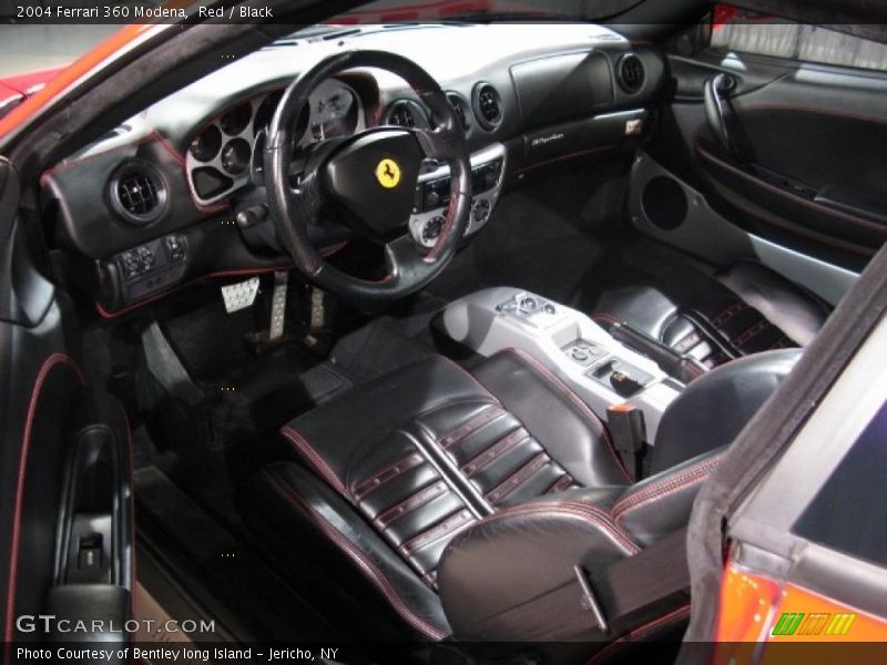 Red / Black 2004 Ferrari 360 Modena