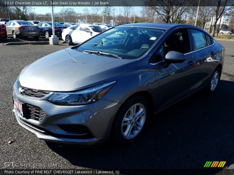 Satin Steel Gray Metallic / Jet Black 2018 Chevrolet Cruze LT