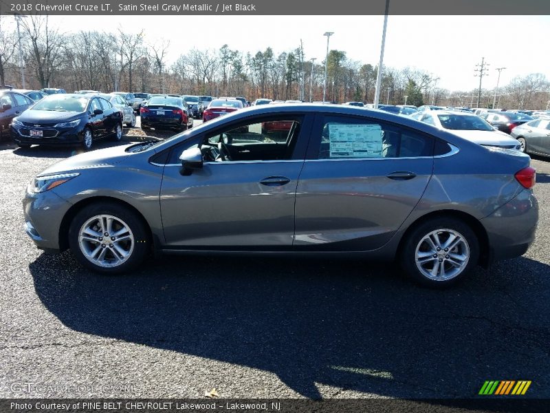Satin Steel Gray Metallic / Jet Black 2018 Chevrolet Cruze LT