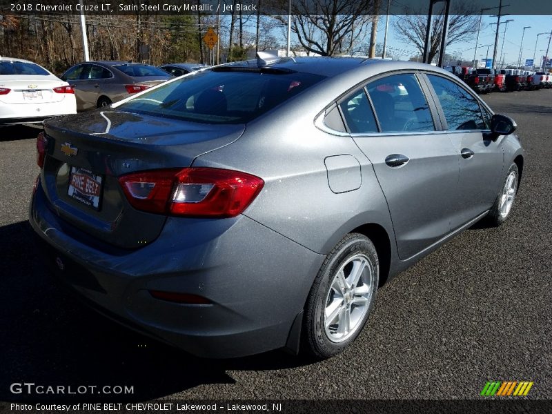 Satin Steel Gray Metallic / Jet Black 2018 Chevrolet Cruze LT